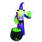 Celebrations Celebrations Four Season 6 ft. Prelit Witch With Cauldron Inflatable MY-20W632 - alternate 1